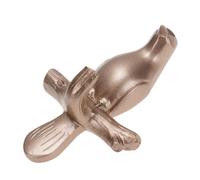 CLISPEED Crochets Muraux Adhésifs en Résine Dorée Motif Oiseau 7 X 43 CM Cintres Utilitaires sans Perçage pour Salle de Bain la Cuisine et Chambre Support Mural Décoratif et