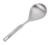 CLISPEED Cuillère à Écumoire Acier Inoxydable Perforée pour Pâtes et Raviolis Ustensile Multifonction pour Égoutter et Servir Usage Domestique et Professionnel