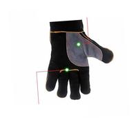 CLISPEED de Travail Cuir Bovin Double Couche Isolants Thermiques Résistants Chaleur et Anti-brûlure pour Soudage Barbecue Four et Manutention