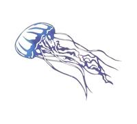 CLISPEED Décoration Murale Pieuvre Fer Ornement Creux Océan pour Jardin Patio Salon et Bureau Art Mural et Vivant