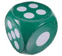 CLISPEED Dés Mousse Géants pour Activités Ludiques Accessoire de Fête Créatif et pour Écoles Réunions Familiales et Événements Divers Vert