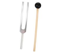 CLISPEED Diapason Aluminium avec Maillet Instrument de Percussion Musical Léger pour Thérapie Méditation et Réglage Précis des Instruments Kit Complet pour Harmonie et Relaxation
