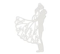 CLISPEED Die Découpe de Mariage Acier Carboné Matrice Décorative pour Scrapbooking et Invitations Outil Diy pour Décorations de Mariage et Personnalisées
