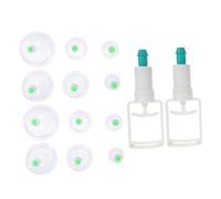 CLISPEED Dispositif De Ventouses Manuel 14 Pièces Aspiration Sous Vide Pour Massage Corporel, Soins Du Dos, Détente Et Circulation Sanguine, Usage Familial Santé Bien-