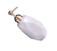 CLISPEED Distributeur de Lotion Céramique Blanche Mat Bouteille Pompe Pressable pour Liquide Vaisselle et Flacon Pompe Pratique pour Maison et Boutique