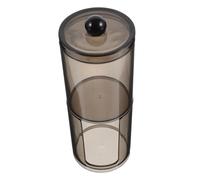 CLISPEED Distributeur De Transparent Contenant Rond Pour Salle De Bain Organisateur Pour Et Cure-dents