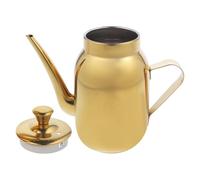 CLISPEED Distributeur de Vinaigre et Huile 420ml Design Simple et Pratique Poignée Antidérapante en Acier Inoxydable Cuisine Moderne
