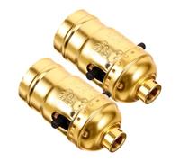 CLISPEED Douille de Lampe E26 en Aluminium Interrupteur à Bascule Installation Facile et Dissipation Thermique Pack de 2 Pièces pour Lampes LED