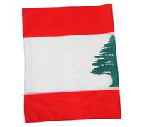 CLISPEED Drapeau Liban Polyester Léger avec Fourreau pour Mât Drapeau Portable pour Décoration Intérieure et Extérieure Événements et Cérémonies