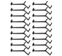 CLISPEED Écarteurs de Branches Support Pratique en PE Noir 20 Pièces pour Écarter et Former Branches pour Arbres Fruitiers Lors Taille L'entraînement