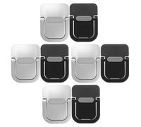 CLISPEED Élévateur de Clavier Pliable et Portable en Alliage de Zinc, Lot de 8pcs Mini Supports Autocollants pour Ordinateur Portable, pour Bureau et Usage à Domicile