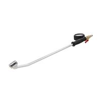 CLISPEED Embout de Gonflage Rapide 50,5x8,3x2,5cm pour Pneus avec Manomètre Intégré, Tube de Compresseur D'air en Acier pour Gonflage Facile et Rapide des Pneus de Voiture
