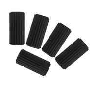CLISPEED Embouts de Freins de Fauteuil Roulant Universels en Plastique Noir 5 Pièces Compatibilité et Design Silencieux pour Rollators et Walkers en Soins à Domicile