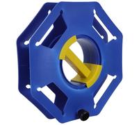 CLISPEED Enrouleur de Câble Manuel Bleu Petit Format en Plastique Léger, Organisateur de Cordons Électriques Portable pour Camping, Camping-car et Usage Domestique, Support Robuste