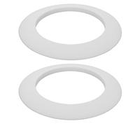 CLISPEED Ensemble de 2 Anneaux de Putting Blanc Réducteurs de Trous d'Entraînement au Golf Portable Outil d'Aide à la Précision pour Jeu de Golf au Bureau et Pratique Intérieure