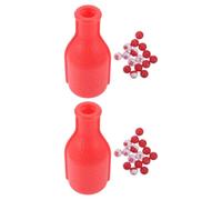 CLISPEED Ensemble de 2 Bouteilles Shaker en Plastique Dés Numérotés pour Billard, Mécanisme Précis de Comptage, Accessoires pour Tables de Billard à Domicile et Clubs