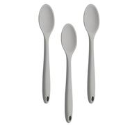 CLISPEED Ensemble de 3 Cuillères à Mélanger en Silicone, Ustensiles Cuisine Antiadhésifs Poignée Confortable, pour Salade et Service