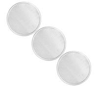 CLISPEED Ensemble de 3 Plaques à Pizza en Aluminium Épais Antiadhésif pour Four, Poêles Rondes Robustes pour Pizza Grillée et Pâtisserie Maison