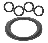 CLISPEED Ensemble de 5 Anneaux de Haut-Parleur en Mousse Éponge 6,5 Pouces Noir - Kit de Réparation pour Bordure de Haut-Parleurs Audio - Accessoires de Remplacement pour Home Cinéma et