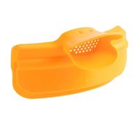 CLISPEED Entonnoir à Soupe Anti-déversement en Silicone Haute Température, Bec Verseur Réutilisable et Flexible, Déflecteur pour Bord de Casserole Jaune, Accessoire Cuisine Pratique