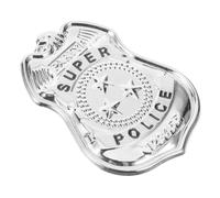 CLISPEED Épingle Police Métal Badge Cosplay Accessoire Hommes Femmes Costume Déguisement