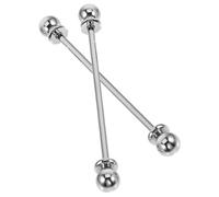 CLISPEED Épingles à Cravate et Chemise à Fermoir en Alliage Métallique Solide pour Homme, Accessoires Costume Formel, Lot de 2 Barres Maintien Col pour Événements Sophistiqués