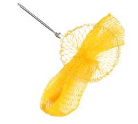 CLISPEED Épuisette de Brins à Fond Plat Filet à Mailles Larges Renforcé Épaisse Résistante Filet Durable pour Crevettes Poissons et Appâts Eau et Étangs