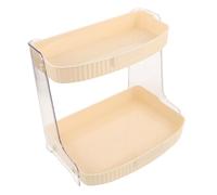 CLISPEED Étagère à Niveaux Plastique Organisateur De Comptoir Pour Cuisine Ou Salle De Bain Étagère De Rangement Pour Maquillage Et Accessoires