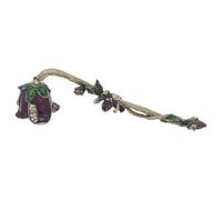 CLISPEED Éteignoir à Bougie Vintage en Laiton Émaillé avec Strass, Outil de Gestion de Mèche Sécurisé pour Bougies Décoratives, Accessoire Élégant pour Maison, Fêtes et Dîner Romantique