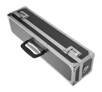 CLISPEED Étui à Couteaux Cuisine en Alliage D’Aluminium Noir Boîte de Rangement Rigide Verrouillable à Double Combinaison 8 Compartiments Organiseur Portable Cuisine Extérieure Camping