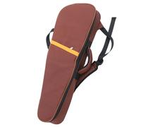 CLISPEED Étui à Ukulélé Marron en Tissu Oxford Mousse Légère, Multiple Poches et Compartiments, pour Répétitions et Concerts