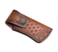 CLISPEED Étui Couteau Cuir Résistant Portable Gaine Protectrice et Compacte pour Cutter Pochette Pratique pour Usage Extérieur et Quotidien