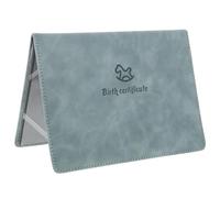 CLISPEED Étui de Certificat de Certificat de Naissance en Cuir de Bébé Résistant à L’usure Pratique Simple et Élégant