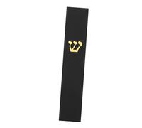 CLISPEED Étui de Mezouza Résine Noire pour Décoration de Porte Bénédiction Juive Design Élégant et Minimaliste Aux Intempéries Installation Facile Décoration Intérieure et Extérieure