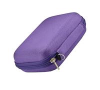 CLISPEED Étui de Transport pour Huiles Essentielles 10 Pièces 10 ML Pochette Portable Violette Étanche Organiseur de Flacons Roll-on Voyage