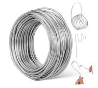CLISPEED Fil Aluminium Souple pour Bricolage et Sculpture Fil Métallique Flexible pour Création de Couronnes et Modélisation
