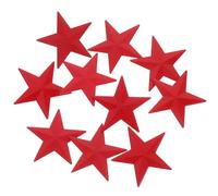 CLISPEED Forme à Cinq Branches en Aluminium Étoiles Rouges 10 Épingles à Chapeau Accessoire Polyvalent et Élégant pour Vestes et Paquet à Dos pour Usage Personnel