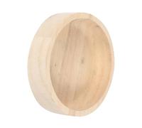 CLISPEED Gamelle en Bois pour Petits Animaux, Mangeoire Résistante à l'usure, Bol en Chêne Naturel Petite Taille, Adaptée à Hamster, Chinchilla et Lapin, Usage Intérieur et Cage