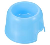 CLISPEED Gamelle Plastique pour Chiens Bol Rond Bleu Antidérapant Surface Polie Nettoyage Rapide Bol d'eau et Nourriture Adapté aux Animaux de Compagnie Usage Quotidien
