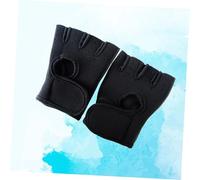 CLISPEED Gants de Cyclisme et Musculation Mi Doigts Antidérapants Respirants Protection Confortable pour Sport et Fitness Noir