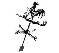 CLISPEED Girouette Forme De Coq Indicateur De Direction du Vent pour Jardin Et Toiture Décoration Extérieure pour Ferme Et Cour