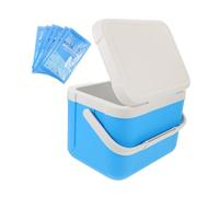 CLISPEED Glacière Portable Isolante avec Pack de Glace Petite Glacière Voiture Compacte pour Pique Camping et Barbecue Plein Air