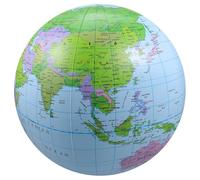 CLISPEED Globe Gonflable de Plage de 40 Cm (15,7 Pouces), Jouet de Piscine Réaliste pour Enfants, Idéal pour L'école, La Maison Et Les Fêtes.