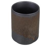 CLISPEED Gobelet à Thé et Café en Céramique 300 Ml Rustique, Tasse Rétro sans Anse Finition Émaillée Rouillée, pour Cérémonie, Maison et Bureau