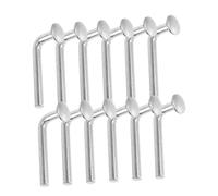 CLISPEED Goupilles De Verrouillage Robustes 5x47 Mm en Fer, Boulons Métalliques pour Rayonnages à Palettes, Sécurité Industrielle Et Domestique, Lot de 50 Pièces