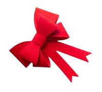 CLISPEED Grand Nœud Rouge en Feutre Multicouche, Décoration Mariage et Sapin de Noël, Grand Nœud Décoratif Léger pour Rideaux, Fenêtres et Fêtes, Accessoire Déco Créatif et Festif