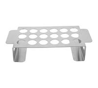 CLISPEED Grille De Cuisson pour Cuisses De Poulet Support De Cuisson pour Pilons Grille De Cuisson pour Cuisses De Poulet Grille De Barbecue Multi-Trous Grille De Barbecue en Acier