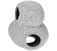 CLISPEED Grotte aux Poissons Décoration Créative pour Aquarium Délicate en Résine Base Stable et Large et Refuge Sûr pour Crevettes et Poissons