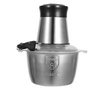 CLISPEED Hachoir Électrique Multifonction Acier Inoxydable Portable avec Double Vitesse pour Viande Légumes et Fruits Robot de Cuisine Domestique Polyvalent et Sécurisé