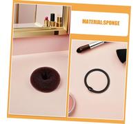 CLISPEED Hair Donut Bun Maker Kit Lightweight Comfortable Hair Styling Tool For Women And Small Portable Donut For Messy Buns Sleek Updos Bridal Hairstyles